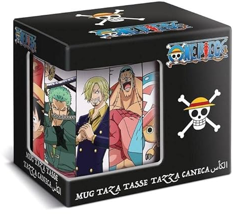 Taza de cerámica de 325 ml en caja regalo de One Piece