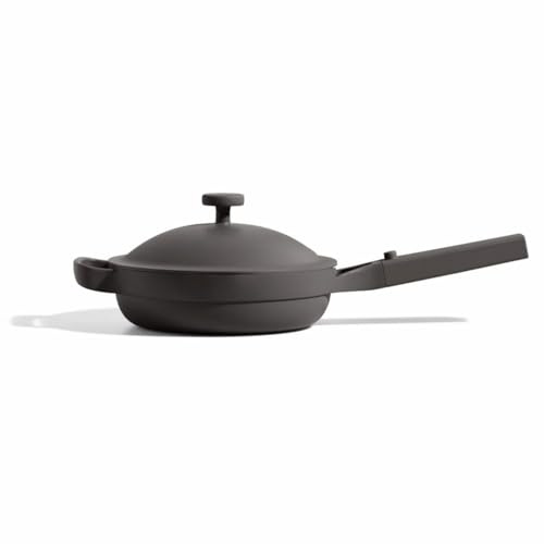 Our Place Mini Always Pan 2,0-22 cm (1,1 L) nonstick, giftfritt keramikredskap | Patenterad 10-i-1 aluminiumstekpanna och stekpanna | Säker för ugn, induktion och alla hällar upp till 232 °C | tecken