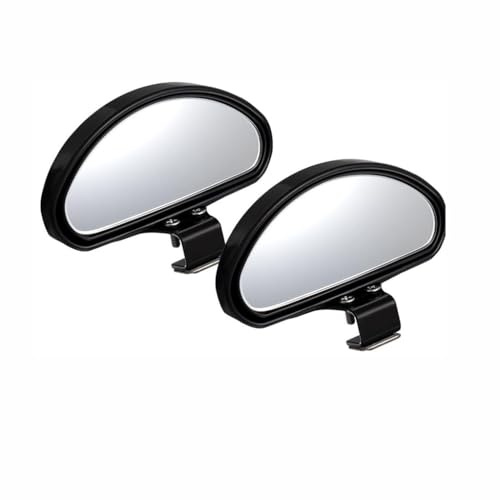 XHCDYGE 2pcs Auto-Toter-Winkel-Spiegel für VW Golf 7 2014-2020, Verstellbarem Weitwinkel Außenspiegel Blindspiegel HD-Glas-Spiegel ZubehöR,A-Black
