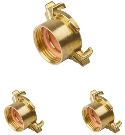Meister Schnellkupplungs-Gewindestück - 30,93 mm (1 Zoll) Innengewinde - Messing - Trinkwasser geeignet - Geprüfte Qualität/Schlauchkupplung/Schlauchverbinder / 9925330 (Packung mit 3)