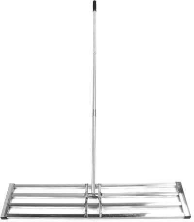 Obetuens RâTeau De Nivellement De La Pelouse, Outil De Niveau De Pelouse en Acier Inoxydable, Sol De Niveau Ou Surfaces De Terre à Terre pour Le Nivellement Et L'Entretien De Divers Paysage