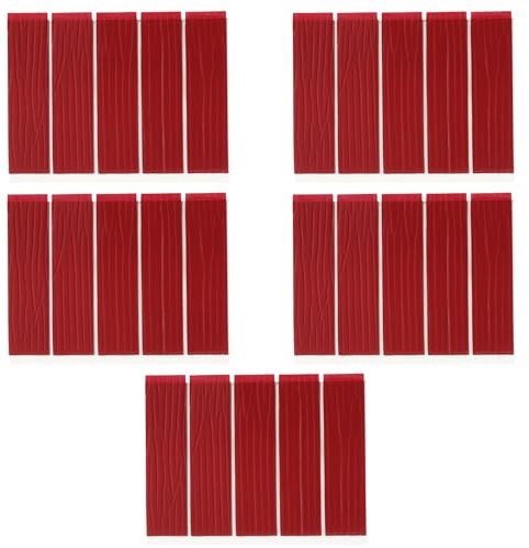 Coptiner 25 PCS tamponi adesivi a doppio lato forte montaggio tamponi adesivi in schiuma nastro adesivo rettangolo per pannello a parete interno ed esterno 77x20mm