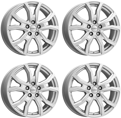 4x Dezent Felgen TV silver 7.0Jx17 ET55 5x120 kompatibel mit Volkswagen Amarok Crafter T5 T6 T6.1 T7