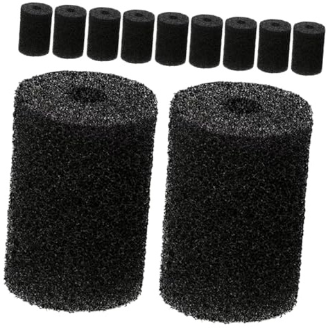 Toyvian 12Stücke Teiliges Zubehör für Poolreiniger Hochdichter Schlauchschrubber mit Schwanzschwamm für Effektive Poolreinigung Langlebiges Material für Wasserqualität