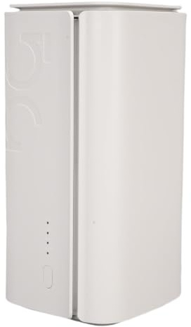 Jectse Routeur CPE 5G avec Emplacement pour Carte SIM 4,67 Gops Haute Vitesse Dual Band WiFi 6 Router, 8 Antennes à Large Bande, Dissipation de Chaleur, Soutient SA et (Prise UE)