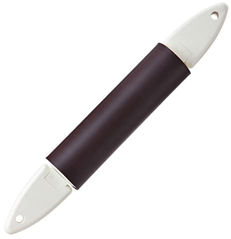 Teigroller aus Silikon mit klappbarem Griff, spülmaschinenfest, polierte Nudelholz, Fondant-Kuchen-Teigstab