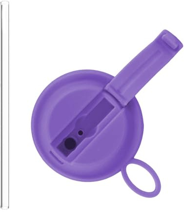Tapa de silicona para cubrir latas con popote para evitar derrames y derrames. Tapa de silicona sellada para actividades al aire libre