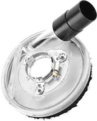 Angle Grinder Dust Shroud, Grinder Dust Collector, 80mm-125mm Vacuum Dust Extractor Cover for Angle Grinder, Clear