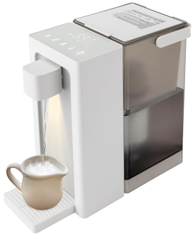 Dispensador de Agua Caliente instantánea de 3L de Escritorio con Pantalla LED - Sistema de Filtro de Agua de encimera de 1450W 110V Sistema de Agua Potable