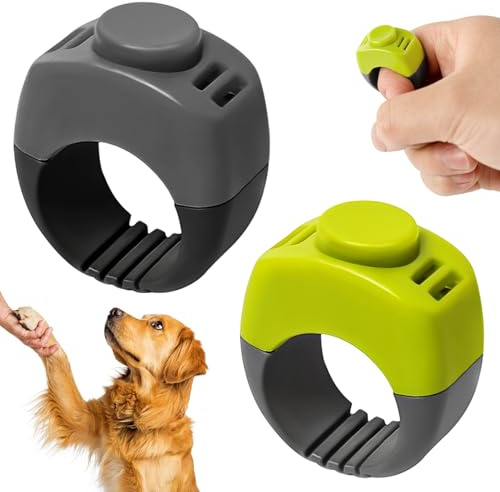 Colorich 2 Stück Klicker Hund, Clicker Hund Katze, Hundetraining Zubehör für Hunde Katzen Pferde