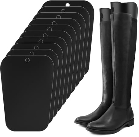 Zornaveli Boot Shaper, 10 Pieces 16 Inch Boot Inserts to Keep Shape & Stand Tall‌, Black Tall Boots Insert Stand Up & Prevent Creases‌