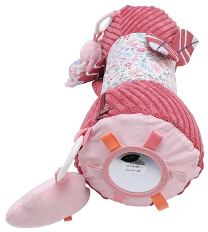 Fauitay Aufblasbarer Bauch-Zeitroller, Babyspielzeug aus Weichem Stoff für Nackenstärkung und Krabbelübungen, mit Komfortablem Design für Frühe Entwicklung und Eltern-Kind-Interaktion