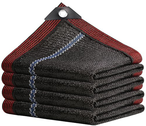 Sombreado,Toldos,Red de Sombra Exterior,Malla Sombra Exterior 90% UV Red con Ojales,Sombreador Pergola Tela para Cubierta de Invernadero Patio Planta Flor Gallinero Cochera Jardín Balcón