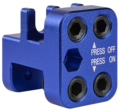 Generic Master Link Press Tool, Compact Design with Anodized Blue Finish, Aluminum Alloy Chain Link Plate Installer, Compatible with 520, 525, 530 Motorcycle and ATV Chains