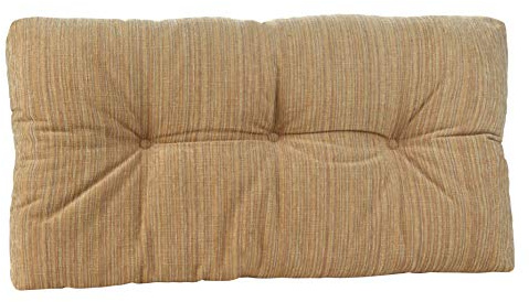 Klear Vu The Gripper Non-Slip Tufted Bench Cushion for Indoor Furniture, Assembled in USA, Entryway Storage, Bay Window, Corner Nook or Piano Seat, 27 Inches, Chenille Natural
