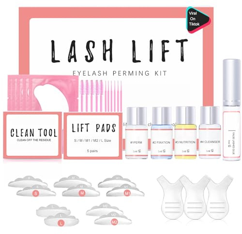 Wimpernlifting Set, Missicee Lash Lift Kit, wimpernlifting set professionell, lash lifting set, Lange andauernd, einfach zu bedienen, Ideal für Partys, Geburtstage, Muttertag