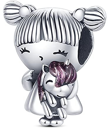 MULA Charms Anhänger Silber 925 für Armbänder, Kompatibel mit Europäischen Armbändern und Halskette für Frauen