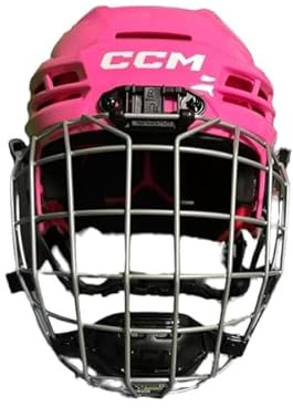 CCM Tacks 70 Helm Combo Bambini, Größe:Junior, Farbe:Pink