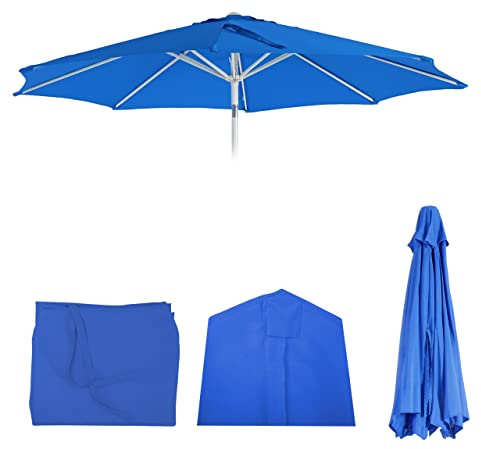 Mendler Ersatz-Bezug für Sonnenschirm N19 Ø 3m - blau