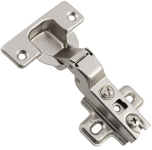 AERZETIX - Juego de 10 Bisagras de Cazoleta Invisibles de Empotrar para Puerta de Mueble 105x62x27mm - Abertura de Montaje 35mm - Apertura 110° - en Acero - C41053