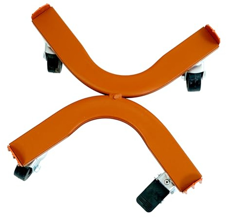 Tecnokit: Carrello portapiante, Varie Dimensioni, con Ruote industriali Ø 5 cm, Struttura in Acciaio, Adatto per Interni ed Esterni, Giardinaggio. (cm 22x22, Cotto)