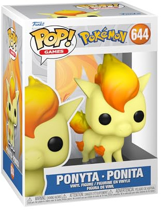 Funko POP! Games: Pokemon - Ponyta - Vinylfigur för samlare - Presentidé - Officiell Merchandise - Leksaker för barn och vuxna - Fans av videospel - Modellfigur för samlare och utställning
