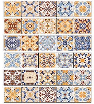 adesivi per alzate di scale, adesivi per scale 3D, Adesivo for scale 3D, autoadesivo, 6 pezzi, stacca e attacca, resistente all'olio, adesivo for alzate for scale, rimovibile, carta da parati, vinile,