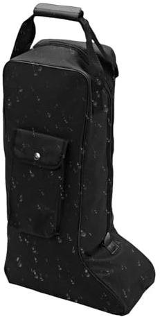 Hohe Stiefeltasche, Reisetasche für Cowboystiefel – Aufbewahrungstaschen für lange Stiefel, tragbare Aufbewahrungstasche für Schuhe, hohe Stiefel, lange Reitstiefel, Schwarz , Se référer au descriptif
