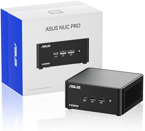 NUC 14 Pro, Intel NUC 14 Pro NUC14RVH AI: Core Ultra 7 155H CPU, Intel ARC GPU, 32GB RAM, 1TB SSD, Windows 11, 8K/4K Display, WiFi 6E, Bluetooth 5.3, Thunderbolt 4.