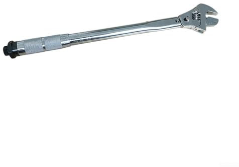 Zilimontt Verstellbarer Drehmomentschlüssel, 4-in-1 multifunktionaler verstellbarer Drehmomentschlüssel, Drehmomentbereich 19–110 Nm, 410 mm verstellbarer Schraubenschlüssel, maximale Öffnung 43 mm