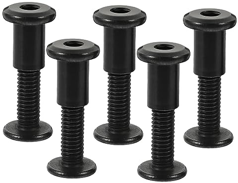 Lot De 5 Vis À Tête Cylindrique X 25 Avec Écrou Borgne En Acier Inoxydable 304 Pour La Réparation De Meubles En Bois