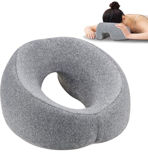 Aenmido Massage Kopfstütze für Bett,Memory-Schaum Gesichtskissen,Gesichtswiegenkissen mit Loch für Spa Salon & Schönheitssalon, Spa, Massagebett, Schreibtisch | Kopfstütze Polster Zubehör