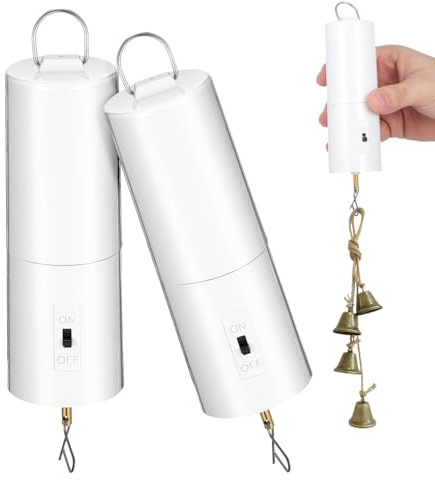 Toddmomy 2 Stück Windspiel Motor, Batteriebetriebener Drehmotor für Windspinner & Discokugel, Hängender Rotierender Antrieb, Gleichmäßig Drehend für Garten Deko, Party, Hochzeit & Weihnachten