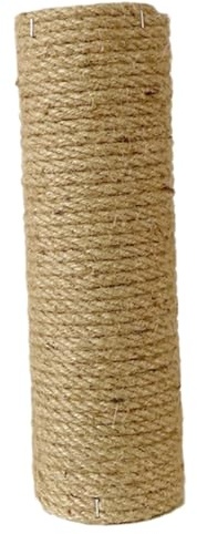 Mobestech Rascador para Gatos De Interior Cuerda De Yute Natural, Diámetro 7 Cm y Largo 35 Cm, Accesorio De Repuesto para Rascadores, Adecuado para Gatos Domésticos