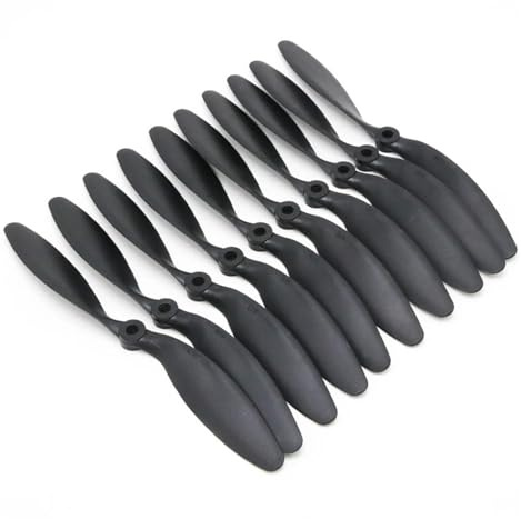 WCUAYJH 10/20PCS 8060 Fiber Nylon Props Double-blade Propeller for RC Plane Quadcopter 8x6 RC Airplane Parts(8060 10PCS)