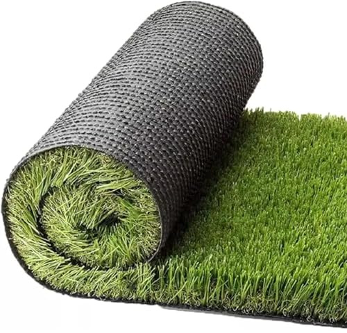 EffeDecor Prato Sintetico Drenante Manto Tappeto Erboso Erba Finta Realistica Calpestabile 25/35/40 mm Ideale per Piscina,Giardino,Terrazzo,Aree Giochi,Viali Varie Misure (Verde, 25 mm, 1x3 Metri)