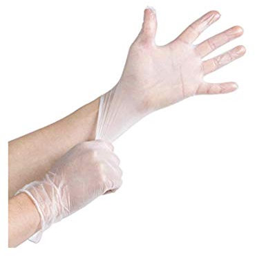 Hygenic Disposable Latex Gloves for Home, Work or School Use. Strong & Flexible Gloves Ideal for Food Handling or General Cleaning. (100pcs & Adult Sizes M to XL) (Medium)