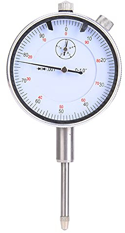 1 Hög precision visarindikator metrisk urtavla indikator mätare ratttest 0 cm upplösning urtavla indikator mätare säkringsinstrument med knäppt låsskruv