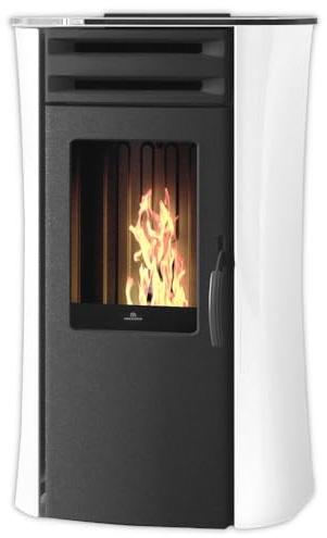 Edilkamin Pelletofen | Dania ATC | 6 kW | Glas Weiß