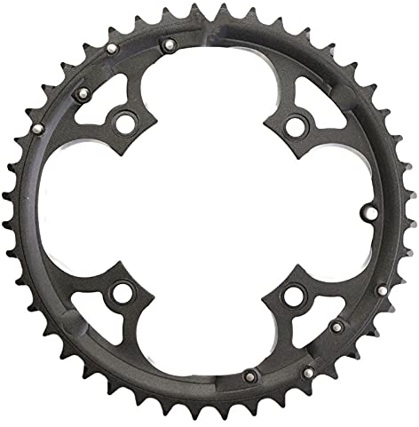 Kettenblatt,Schmales breites Kettenblatt,Moutain B 42T Ersatzkettenblatt 10 Geschwindigkeit 104BCD Fit Fot Carbon Stahl Fahrrad Kurbelgarnitur Kettenblatt MTB Rennrad Kettenblatt for Shimano SLX XT (F