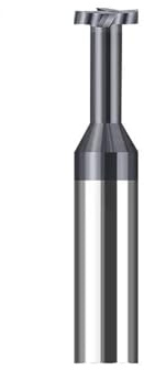 1 Stück HSS T-Nutenfräser 4 Nuten Hartmetall-Schaftfräser Schnittdurchmesser 2–10 mm Metall Aluminium Stahl Kupfer Bearbeitung Hartmetall CNC-Fräswerkzeug (Size : For Steel, Color : 10X4)