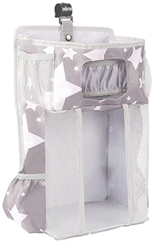 Baby Wickeltisch Organizer zum Anhängen - Hänge Windel Organizer Nachttischtasche Aufhängen Für Hängen Auf Babybett Auto Wickeltisch Oder Wand Für Neugeborene Und Junge Eltern