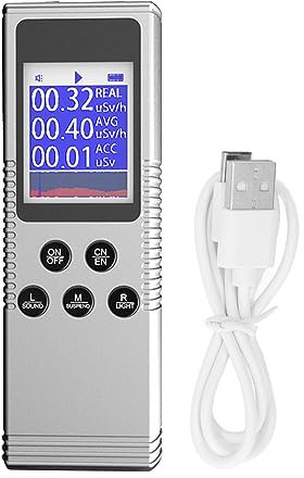 Contatore Geiger, Rilevatore di Radiazioni a Raggio γ γ Ad Alta Precisione con Allarme Audio e Luminoso, Dosimetro Digitale per Casa, Laboratori Nucleari e Uso Industriale, 5V 1A