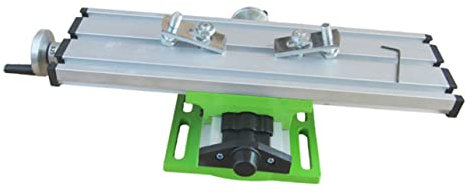 Tofficu Morsa Slitta Trasversale Per Fresatrice Morsa Per Trapano Compatibile Con Mini Trapani e Tavoli Da Lavoro Regolabili Xy in Alluminio Abs
