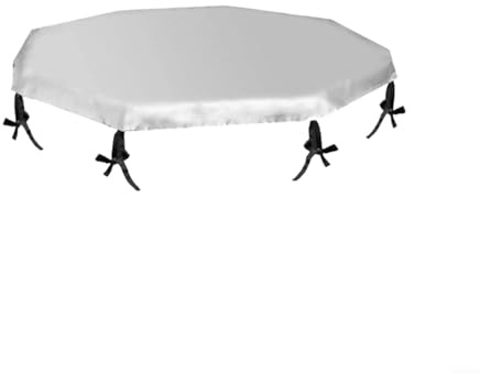 Laufgitterabdeckung für Haustiere mit 8 Paneelen, Oxford-Gewebe, wasserdicht, Überdachung, Unterschlupf, für drinnen und draußen, Sonnenschutz für Hunde, Kaninchen, Kleintiere, Schwarz, Silber, 65 cm