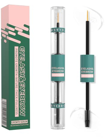 Siero per ciglia e sopracciglia Grow, 2 in 1, siero per la crescita Eyelash & Eyebrow Activating Growth Serum, 5 ml + 5 ml