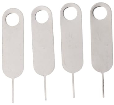 Alipis 100pcs Hard Steel Mobile Phone Card Removal Pin Ejector Needle for Sim Tray Extraction Pin Key Tool