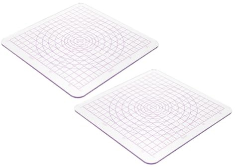 Alipis Tavole Acriliche per Scultura in Argilla Set 2 Pezzi con Angoli Arrotondati Strumenti Fai da Te per Laminazione Argilla Scolastica e Creazioni Artistiche Sicure e Facili da Pulire