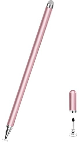 Stylus Pen for Fire Max 11 Tablet/HD 8Plus/8/7plus/7 Kids HD Table Compatible with iPad iOS/Android Tab S Pen (Pink)