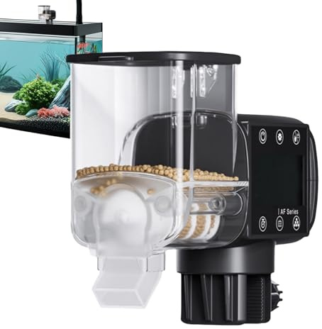 Mangeoire À Poissons D'aquarium Alimentée Par Batterie - Avec Machine D'alimentation Programmable Par Minuterie, Distributeur De Nourriture Intelligent À Affichage Numérique, Pour Un Usage Quotidien E